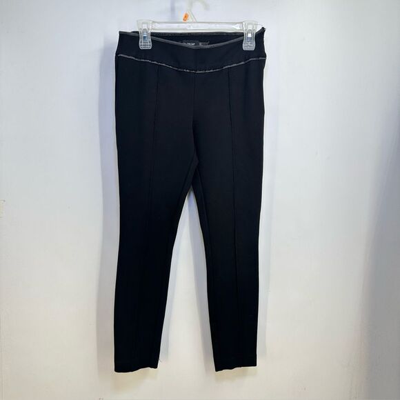Ivanka Trump Size S/P Black Stretch Ponte Pantsl Side Zip - Picture 1 of 10